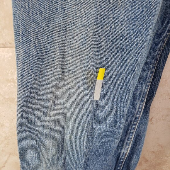 Vintage 90s Levis 558 Orange Tab Blue Jeans Mens size 34 X 34. Light medium wash - Picture 12 of 13